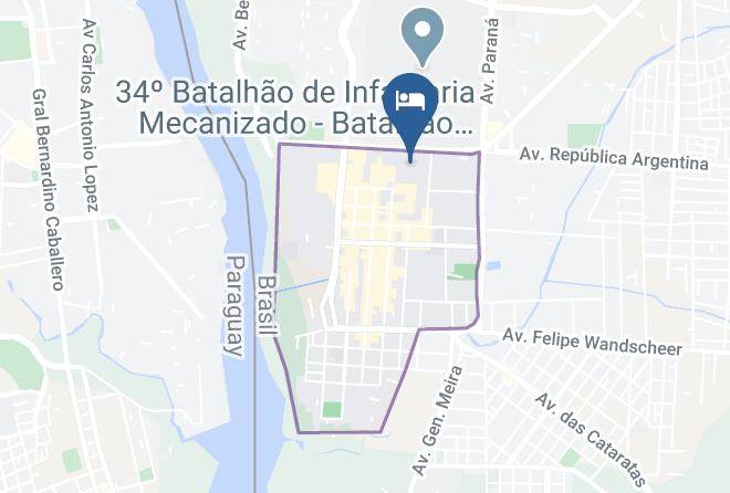 Foz Do Iguacu - Foz Plaza Hotel Maps