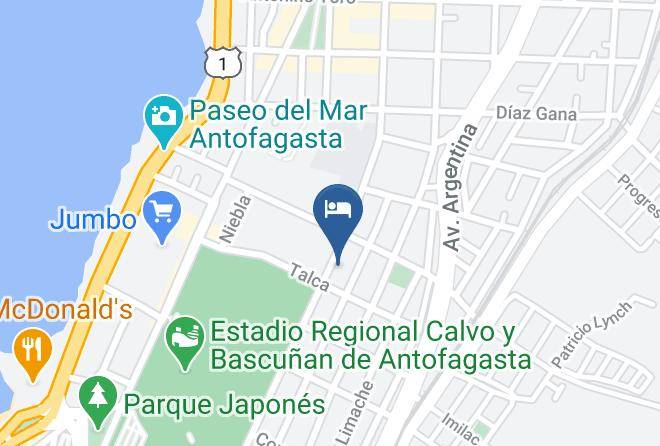Antofagasta Province - Fragga Hospedaje Boutique Maps