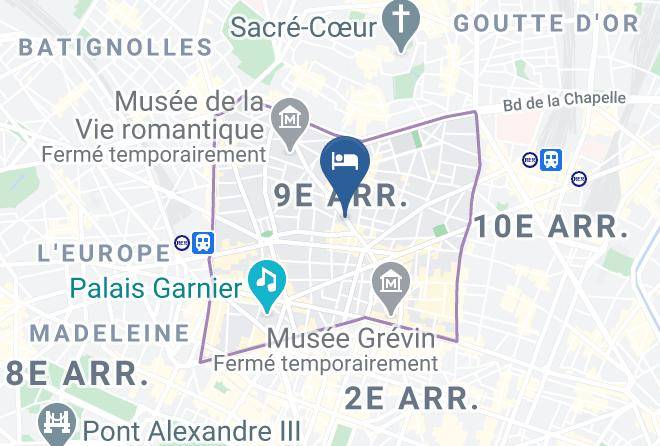 Hotel France Albion Map