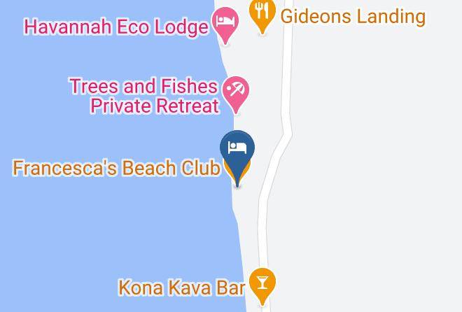 Efate - Francesca's Beach Club Maps