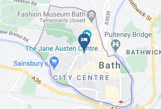 Bath And North East Somerset - Francis Hotel Bath Mgallery Maps