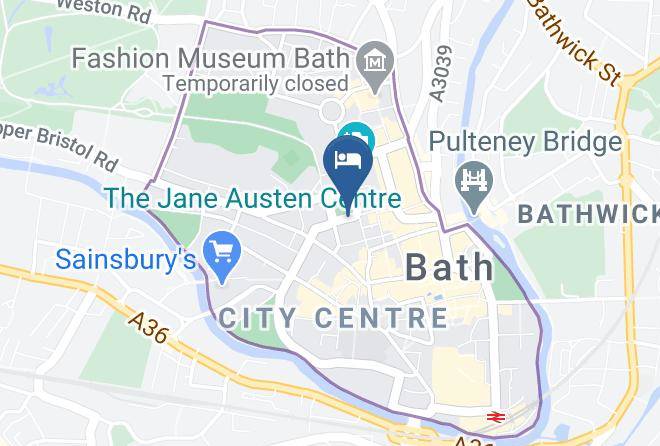 Bath And North East Somerset - The Francis Hotel Bath Maps