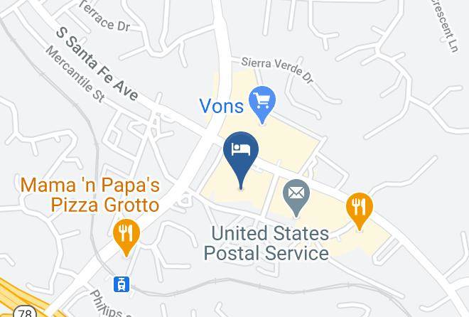 San Diego - Franciscan Inn Motel Maps