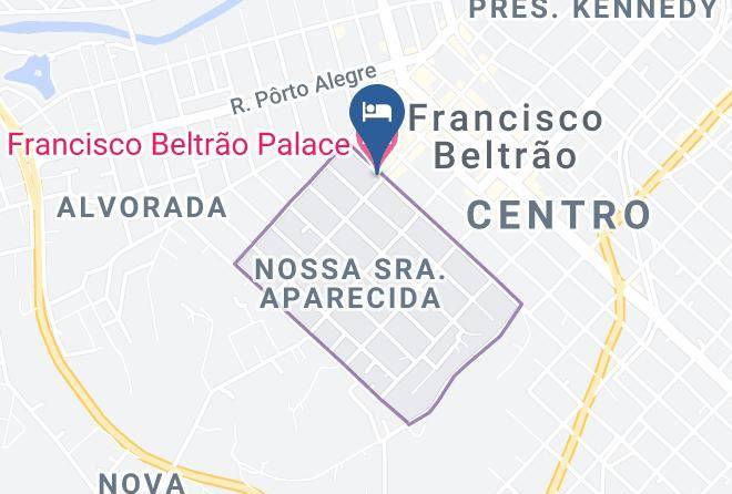 Francisco Beltrao Palace Hotel Map