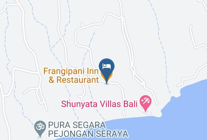 Karangasem Regency - Frangipani Inn & Restaurant Maps