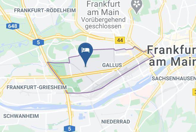 Frankfurt Am Main - Hotel Frankenhof Maps