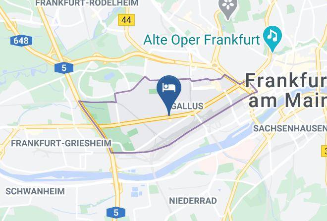 Frankfurt Am Main - Frankfurt Central Hostel Maps