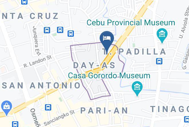 Cebu - Frankfurter Deluxe Inn Maps
