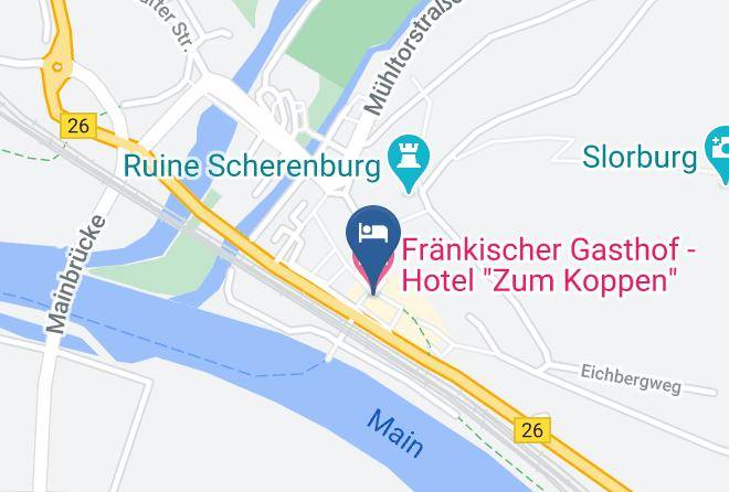Frankischer Gasthof Hotel Zum Koppen Map