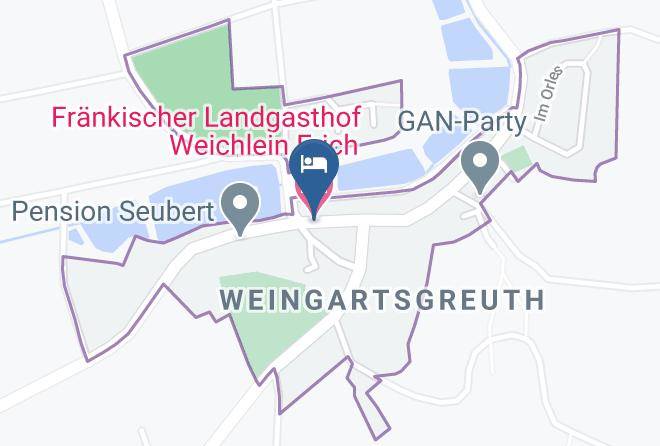 Erlangen Hochstadt - Frankischer Landgasthof Weichlein Erich Maps