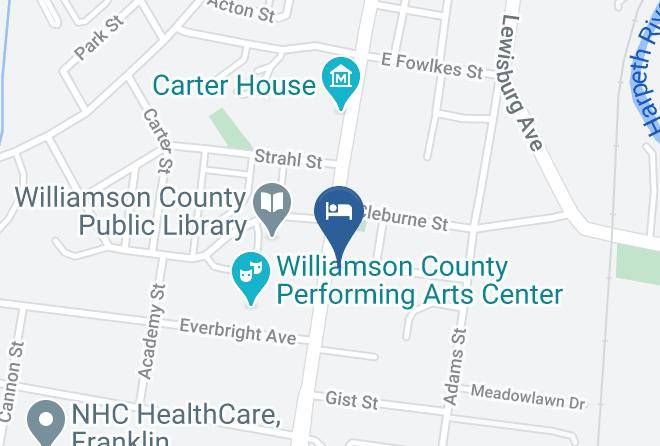 Franklin Battlefield Inn Map