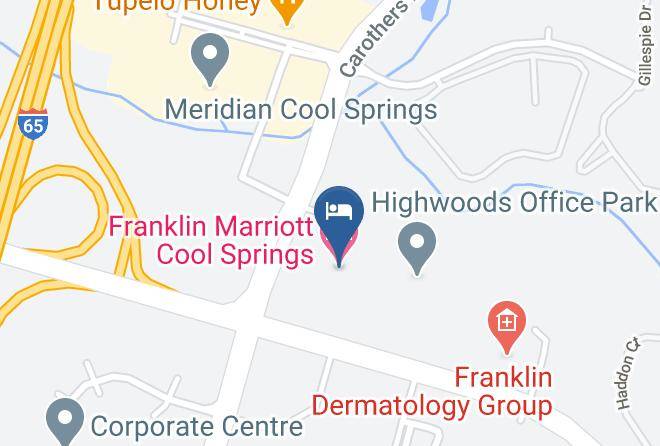 Franklin Marriott Cool Springs Map