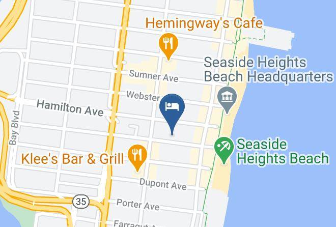 Ocean - Franklin Terrace Motel Maps