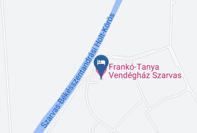 Szarvas - Franko Tanya Vendeghaz Szarvas Maps