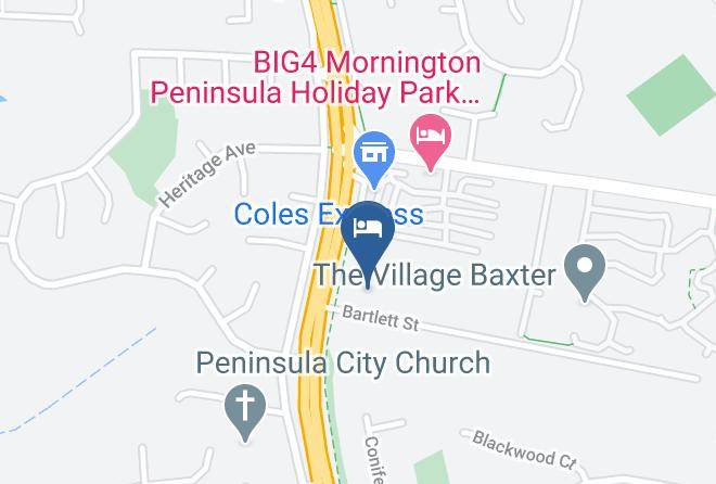 Frankston Motel Map
