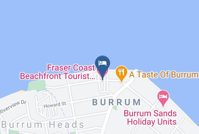 Fraser Coast - Fraser Coast Beachfront Tourist Parks Burrum Heads Maps