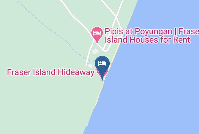 Fraser Coast - Fraser Island Hideaway Maps