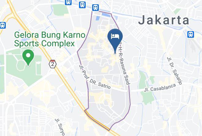 Jakarta Selatan - Fraser Place Setiabudi Maps