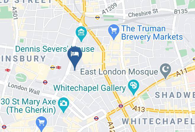 London - Fraser Residence Bishopsgate London Maps