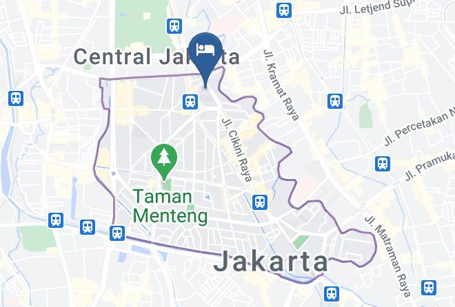 Central Jakarta - Fraser Residence Menteng Jakarta Maps