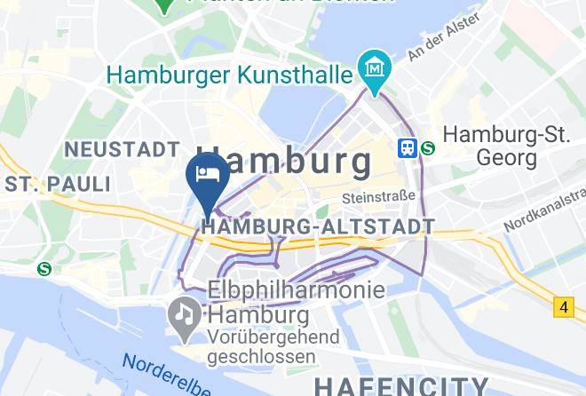 Stadt Hamburg - Fraser Suites Maps