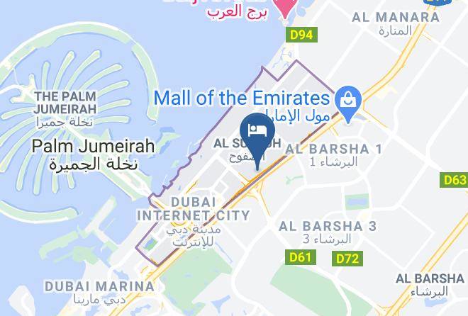 Dubai - Fraser Suites Dubai Maps