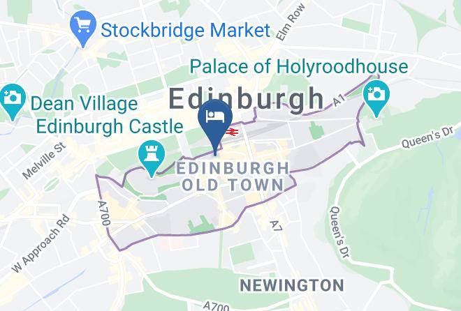 Fraser Suites Edinburgh Map