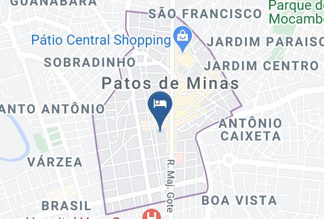 Patos De Minas - Fratele Business Hotel Maps