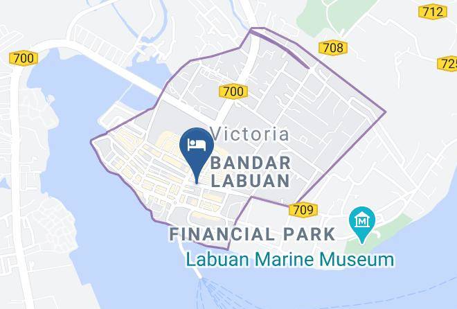 Labuan - Fratini's Hotel Labuan Maps