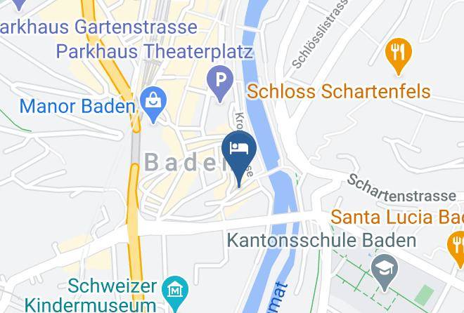 Baden - Frau Meise Cafe Pension Maps