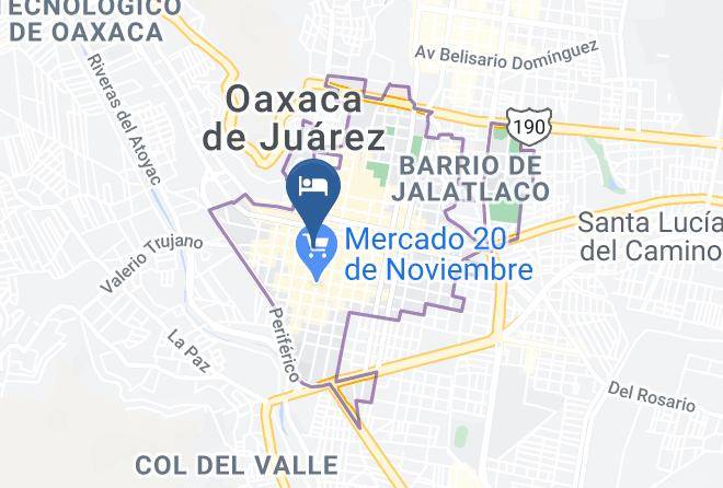 Oaxaca De Juarez - Hotel Los Arrayanes Maps