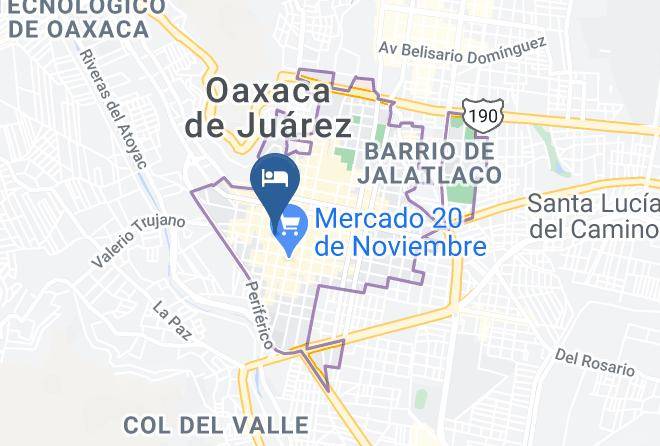 Oaxaca De Juarez - Fray Bartolome Hotel Maps
