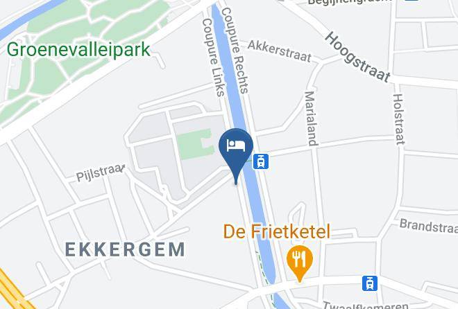 East Flanders - Fred&breakfast B&b Ghent Maps