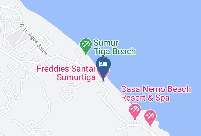 Kota Sabang - Freddies Santai Sumurtiga Maps