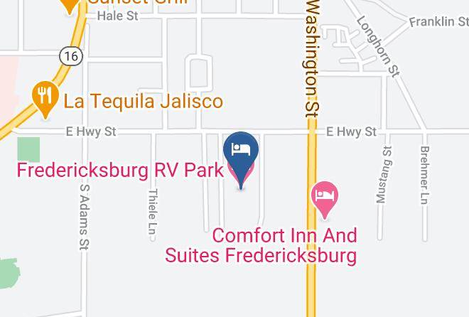 Gillespie - Fredericksburg Rv Park Maps