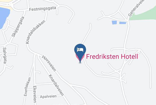 Fredriksten Hotell Map