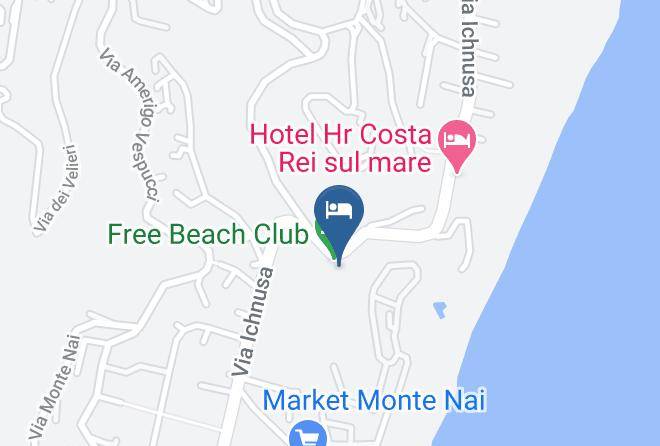 Province Of South Sardinia - Free Beach Club Maps