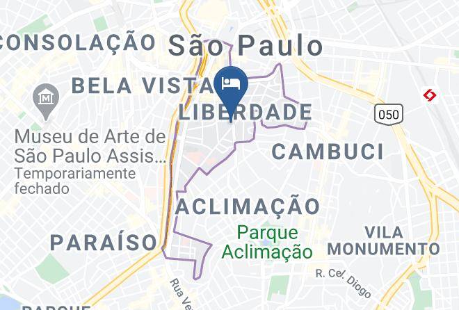 Sao Paulo Liberdade - Free Palace Hotel Maps