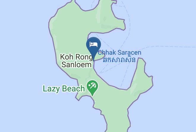 Preah Sihaknuk Town - Freedom Island Bungalow Maps