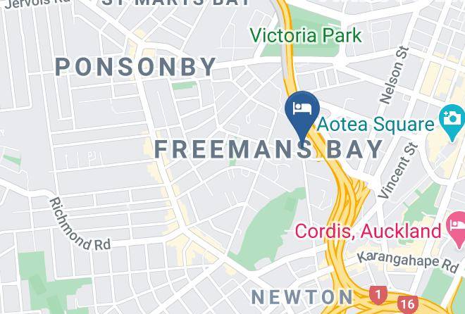 Auckland - Freemans Lodge Bbh Maps