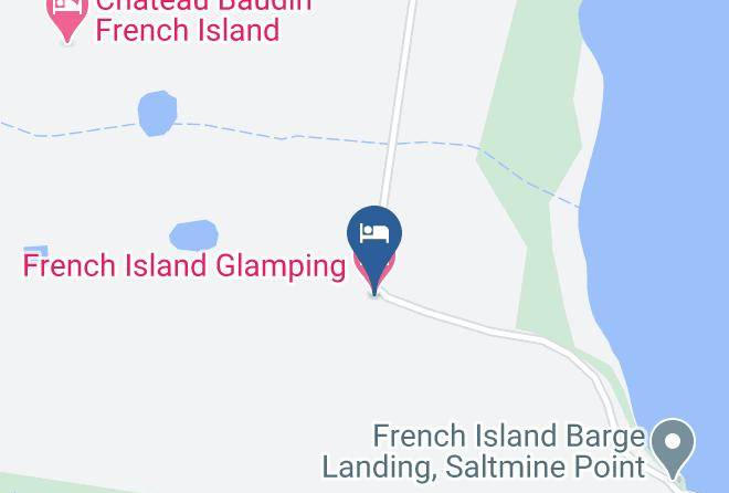 French Island Glamping Map