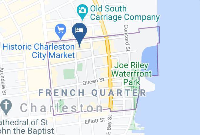 Charleston - French Quarter Inn Maps