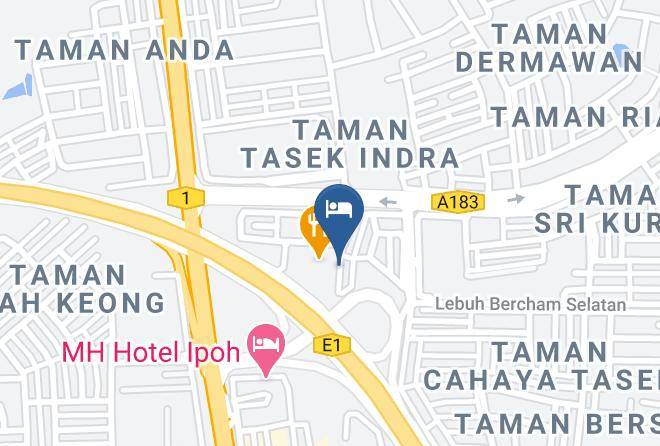 Fresh Hotel Bercham Map