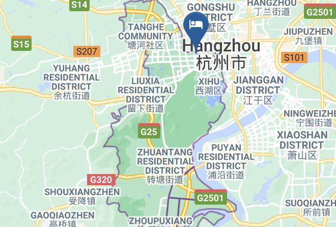 Hangzhou - Fresh House Hotel Maps