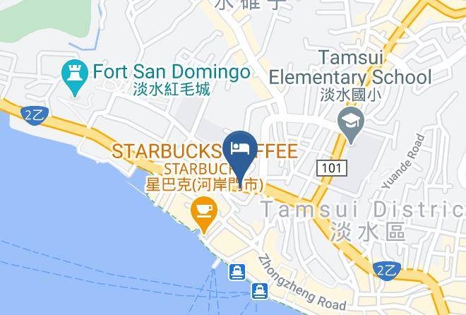 Tamsui District - Freshwater Blue Waterfront Hotel Maps