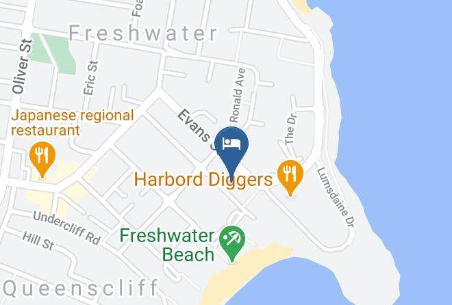 Northern Beaches - Freshwater Views B&b Maps
