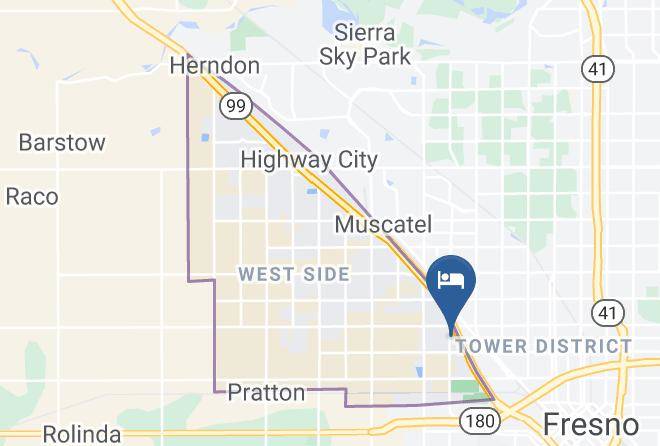 Fresno - Fresno Mobile Home & Rv Park Maps