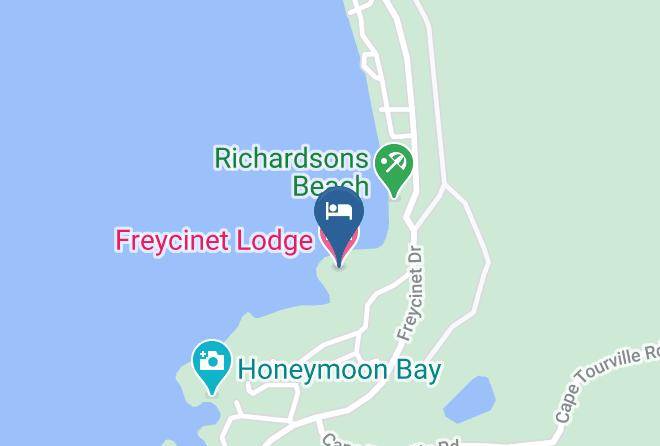 Glamorganspring Bay - Freycinet Lodge Maps