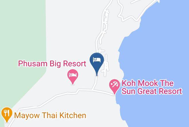 Amphoe Kantang - Friendly Bungalow Kohmook Maps