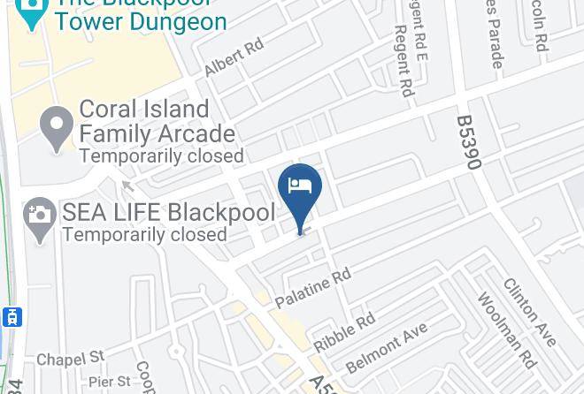 Blackpool - Friends Bed And Breakfast Maps